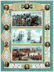 Scener från brittiska militära engagemang, c1887 av Unbekannt