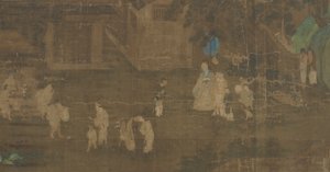 Scener från berömda mäns liv del 1, Mingdynastin, 1500-1600-talet. av Unbekannt