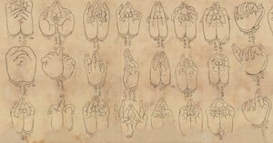 Scroll of Mudras, 11-12-talet. av Unbekannt
