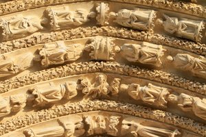 Skulpturer. Stefansdomen, Bourges, Frankrike av Unbekannt
