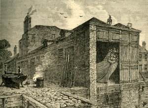 Searles Boat-Yard 1830, c1878. av Unbekannt