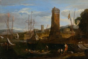 Seaside Landscape I. av Unbekannt