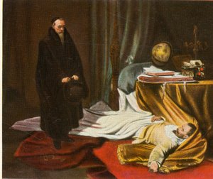Seni med Wallensteins kropp, 26 februari 1634, 1936. av Unbekannt