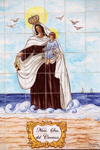 Senora del Carmen kakel mosaikpanel Malagaææ æEspagne av Unbekannt