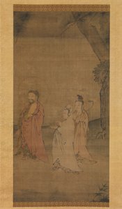 Shakyamuni kommer ner från bergen, sent 1200-tidigt 1300-tal. av Unbekannt
