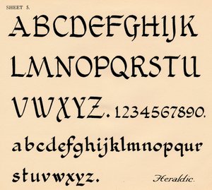 Blad 5, från en portfölj av alfabet, 1929 av Unbekannt