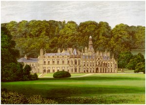 Shelton Abbey, County Wicklow, Irland, hem för Earl of Wicklow, c1880 av Unbekannt