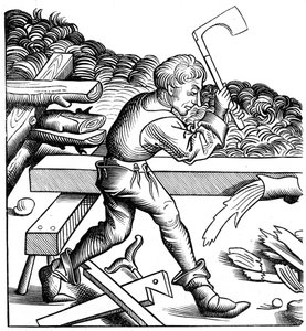 Skeppssnickare, 1400-talet 1849 av Unbekannt