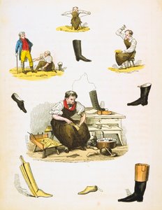Skomakare, c1845 av Unbekannt