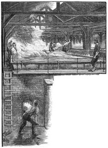 Skottar salt vid South Durham Salt Works, 1884 av Unbekannt