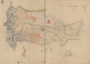 Visar berg, floder, städer, byar, marknader, tempel och vägar i Anyang County, Henan-provinsen. Relief visad bildmässigt. Tillgänglig även via Library of Congresss webbplats som en rasterbild. Tidigare anropsnummer: G7823.A77 1910 .A5 Vault Föregående av Unbekannt