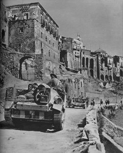 Sicilian Mountain Stronghold stormades, 1943 av Unbekannt
