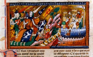 Belägringen av Antiokia, c1097, 1300-talet av Unbekannt