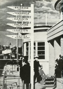 Vägvisare vid Rose Bay, Sydney, Australien, c1939-c1944 1946. av Unbekannt