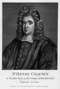 Sir Henry Chauncy, engelsk advokat, utbildare och antikvarie, 1802 av Unbekannt