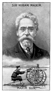 Sir Hiram Stevens Maxim, uppfinnare av Maxim Gun, c1924 av Unbekannt