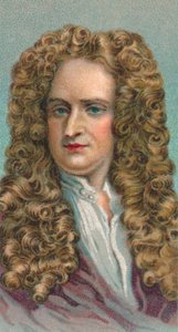 Sir Isaac Newton 1643-1727, engelsk matematiker, astronom och fysiker, 1924 av Unbekannt