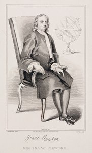 Sir Isaac Newton, engelsk matematiker och fysiker, ca 1725 av Unbekannt