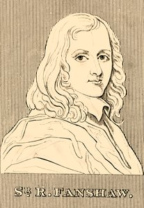 Sir R. Fanshaw, 1608-1666, 1830. av Unbekannt