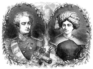 Sir Robert och Lady Sale, 1800-talet av Unbekannt