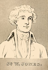 Sir W. Jones, 1746-1794, 1830. av Unbekannt