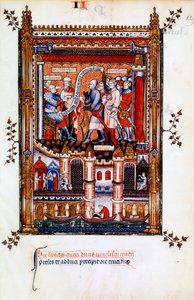 Sisinnius beordrar arresteringen av St Denis, 1317 av Unbekannt