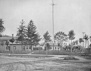 Platsen för Old Fort Wayne, Indiana, c1897. av Unbekannt