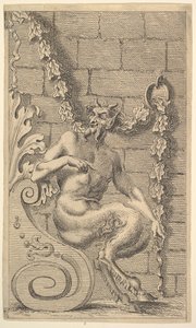 Sittande satyrer, efter 1732. av Unbekannt