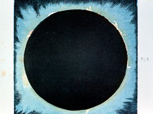 Solkorona och prominenser 1860 1870. av Unbekannt
