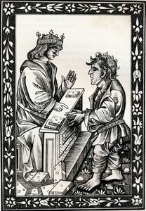 Solomon och Marcoul, 1400-talet, 1849. av Unbekannt