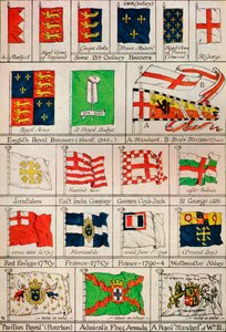 Några flaggor från det förflutna, c1800-talet. av Unbekannt