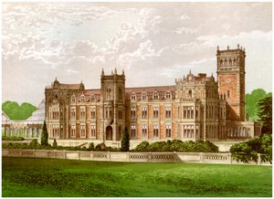 Somerleyton, Suffolk, hem för Baronet Crossley, c1880 av Unbekannt