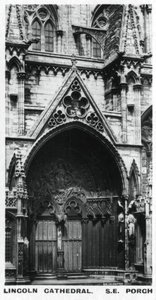 South East veranda, Lincoln Cathedral, c1920-talet av Unbekannt