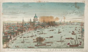 Southwest Prospect of London, 1760. av Unbekannt