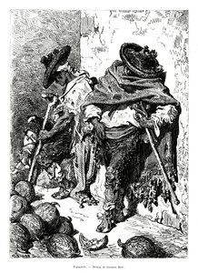 Spanjorer, 1886 av Unbekannt