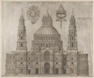 Mirror of Roman Magnificence: St. Peters, 1547. av Unbekannt