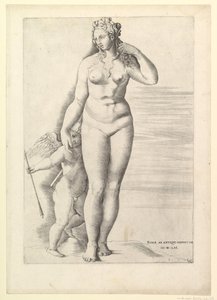 The Roman Mirror of Magnificence: Venus and Eros, 1561 av Unbekannt