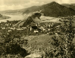 Spets på Donau, Wachau, Niederösterreich, c1935. av Unbekannt