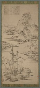 Spring Mists over a Riverside Pavilion, Ming-dynastin, 1368-1644. av Unbekannt