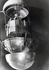 Sputnik 1, rysk satellit, 1957 av Unbekannt