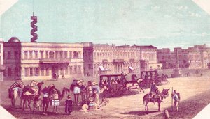 Torg i Alexandria, 1800-talet av Unbekannt