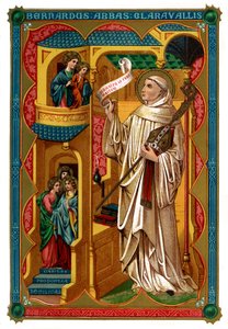 St Bernard, 1886 av Unbekannt