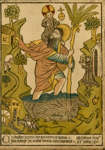 St Christopher. 1423, 1915. av Unbekannt