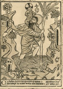 St Christopher. 1423, 1915. av Unbekannt