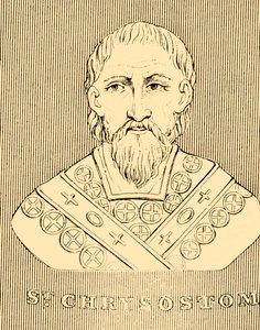 St. Chrysostomos, c349-407, 1830. av Unbekannt