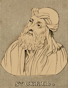 St. Cyril, c376-444, 1830. av Unbekannt