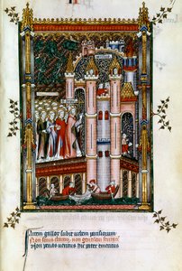 St Denis vid portarna till Paris, 1317 av Unbekannt