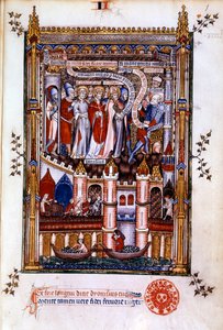St Denis före Sisinnius, 1317 av Unbekannt