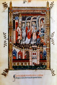 St Denis fördes till Sisinnius, 1317 av Unbekannt