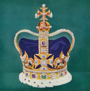 St. Edwards Crown, 1937. av Unbekannt